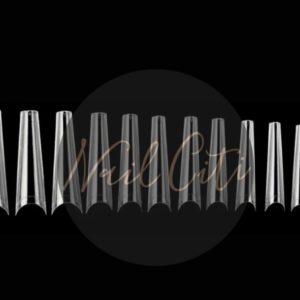 EXTRA LONG C-CURVE COFFIN NAIL TIPS